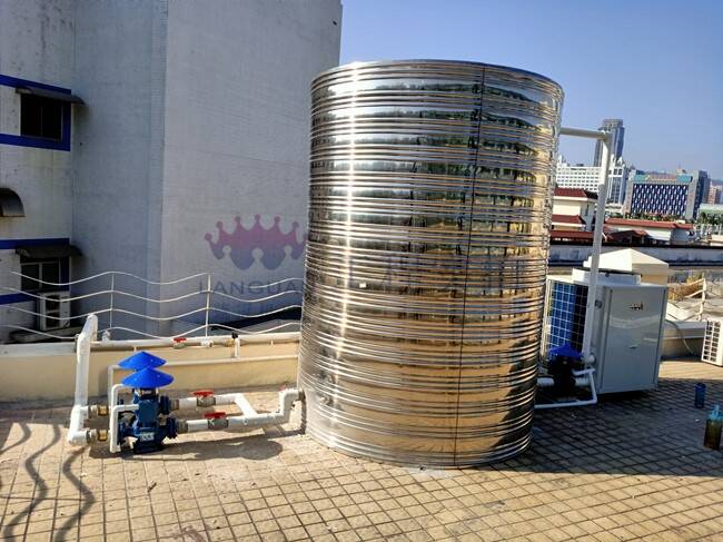 珠海一中隊宿舍空氣能熱水器工程