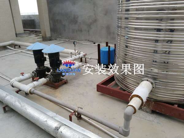 珠海邁科空氣能熱水器工程現(xiàn)場(chǎng)施工圖