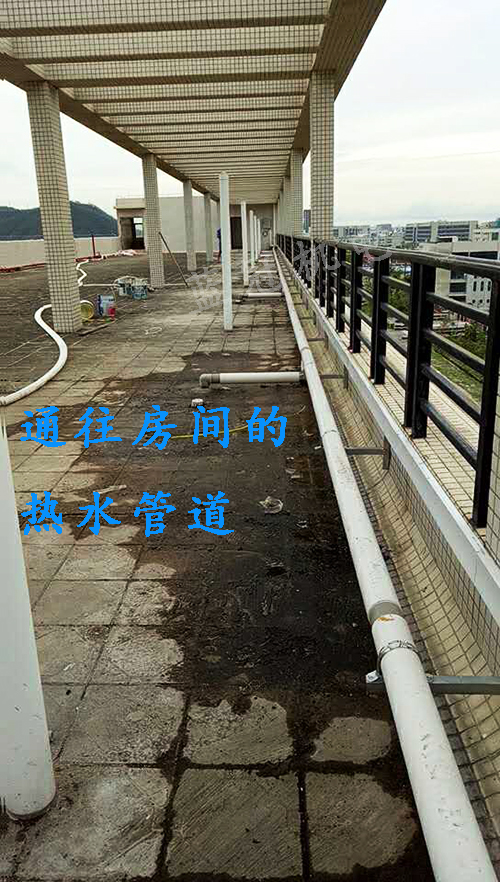 信維勞務(wù)派遣公司空氣能熱水工程房間管道分布