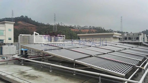 空氣能熱水器+太陽(yáng)能熱水器工程